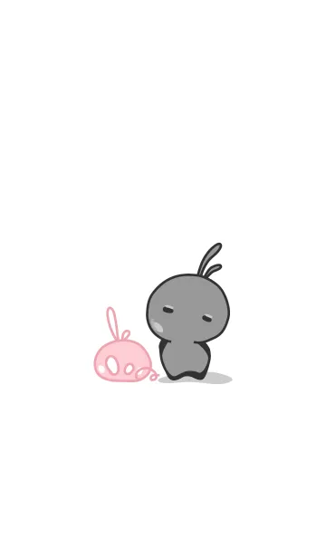 rabbit staring-86の着せ替えメイン画像
