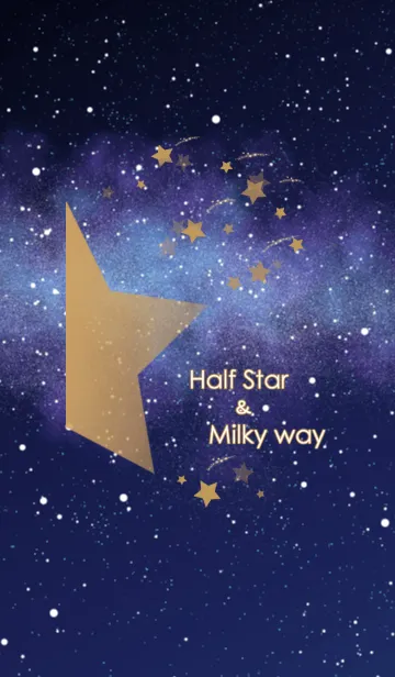 [LINE着せ替え] Half Star Milky way Right ver.の画像1