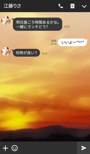 [LINE着せ替え] Sunset Whaleの画像3