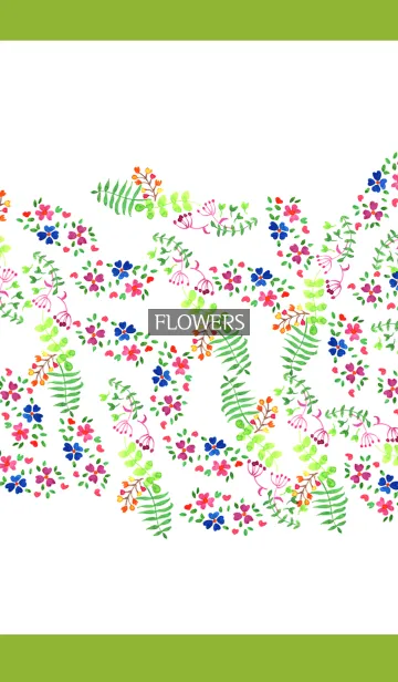 water color flowers_301の着せ替えメイン画像