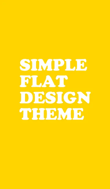 SIMPLE FLAT DESIGN THEME 2の着せ替えメイン画像