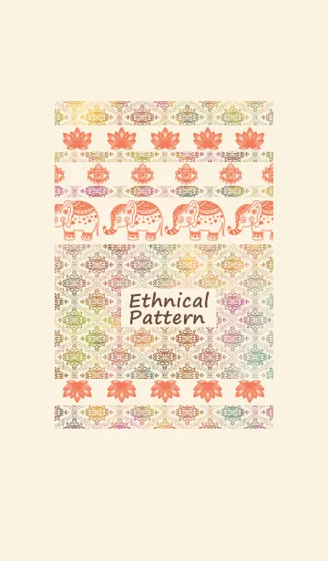 [LINE着せ替え] Ethnical Redの画像1