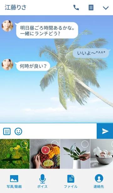 [LINE着せ替え] Resort of the tropicsの画像4