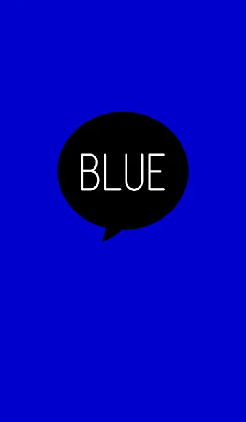 [LINE着せ替え] -BLUE-見やすく使いやすいの画像1