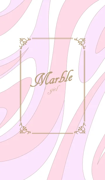[LINE着せ替え] Marble girlの画像1