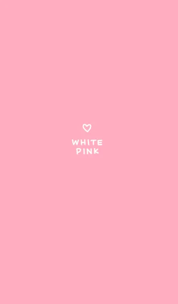 [LINE着せ替え] ホワイト＆ピンクの画像1