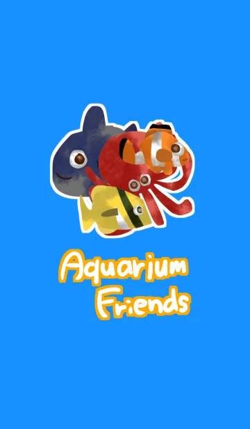 [LINE着せ替え] Aquarium friendsの画像1