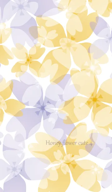 [LINE着せ替え] Honey flower cute 4の画像1