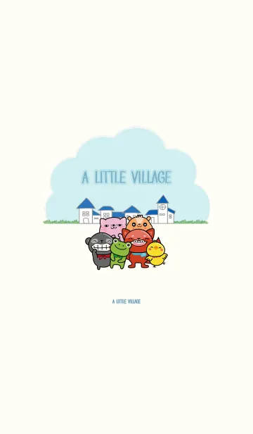 [LINE着せ替え] A little villageの画像1
