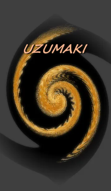 [LINE着せ替え] UZUMAKI-Dark ＆ Orange-の画像1