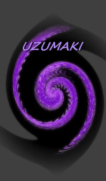 [LINE着せ替え] UZUMAKI-Dark ＆ Purple-の画像1