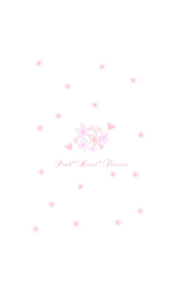 [LINE着せ替え] Pink*Heart*Flowerの画像1