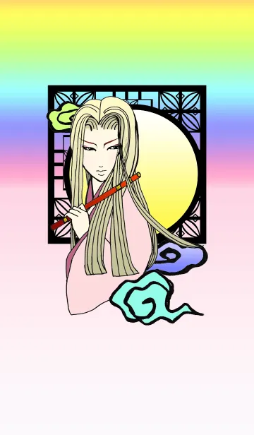 [LINE着せ替え] 月下麗人の画像1