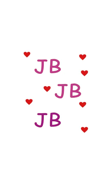 [LINE着せ替え] SimpleJBJB-Heartの画像1