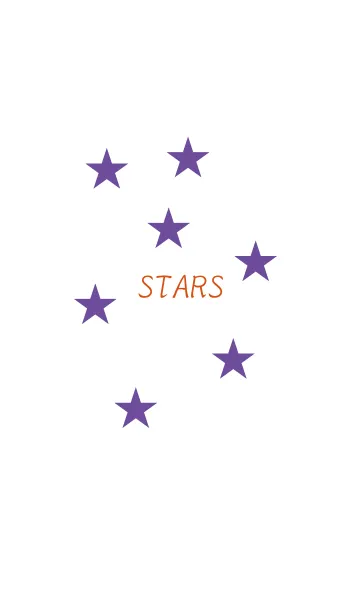 [LINE着せ替え] Purple-Starsの画像1