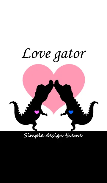 [LINE着せ替え] Love gatorの画像1