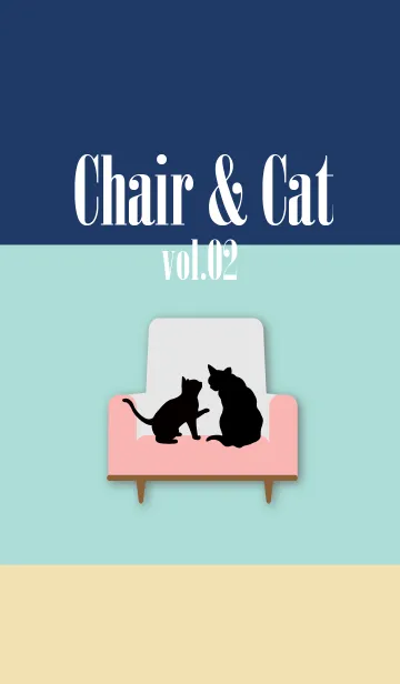 [LINE着せ替え] Chair ＆ Cat vol.02の画像1