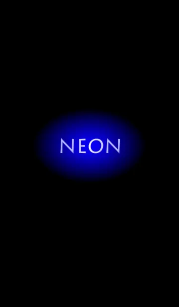 [LINE着せ替え] NEON シンプルネオン 青の画像1