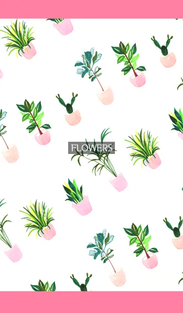 [LINE着せ替え] water color flowers_306の画像1