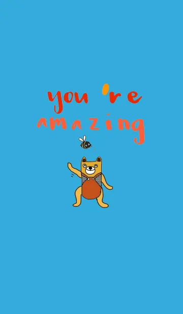 Happy Bear, You are amazing.の着せ替えメイン画像