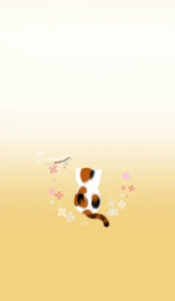 [LINE着せ替え] ♡三毛猫づくし♡の画像1