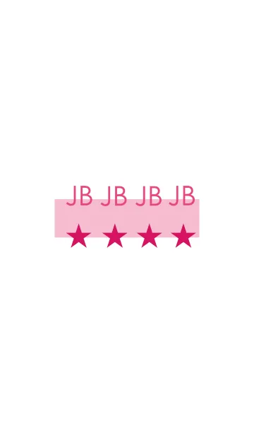 [LINE着せ替え] JBJBJBJB-PinkStarsの画像1