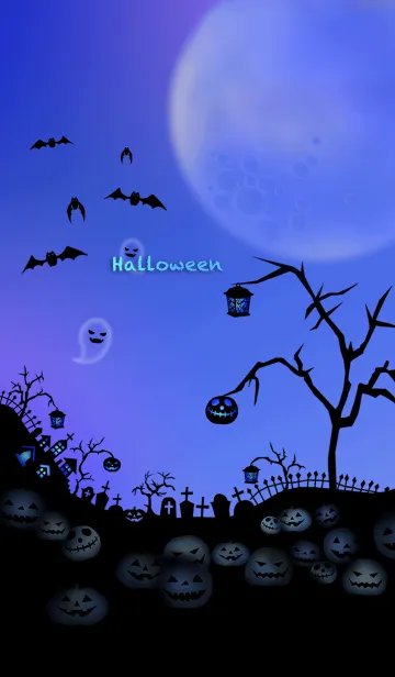 ブルー ハロウィーンの着せ替えメイン画像