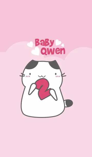 Baby Qwen 2のLINE着せ替え
