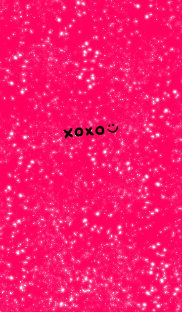 [LINE着せ替え] ビビッドピンクきらきらの画像1