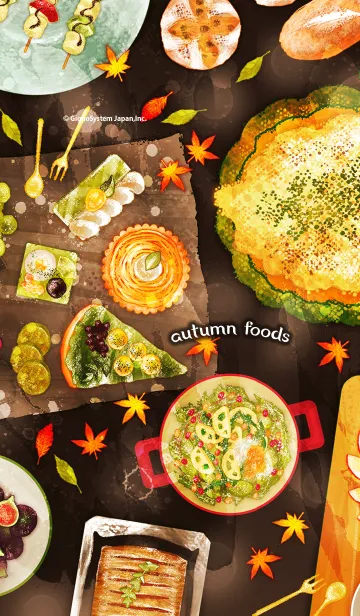 [LINE着せ替え] autumn foodsの画像1