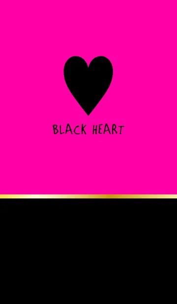 [LINE着せ替え] BLACK HEART...の画像1