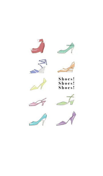 [LINE着せ替え] Shoe！Shoe！Shoe！の画像1