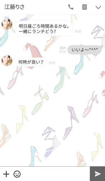 [LINE着せ替え] Shoe！Shoe！Shoe！の画像3