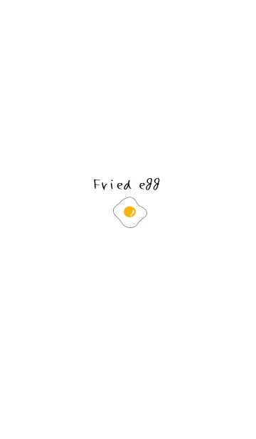 Fried egg simpleの着せ替えメイン画像