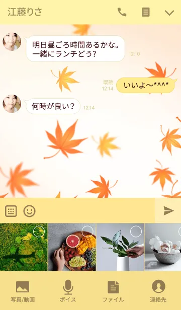 [LINE着せ替え] -MOMIJI-の画像4