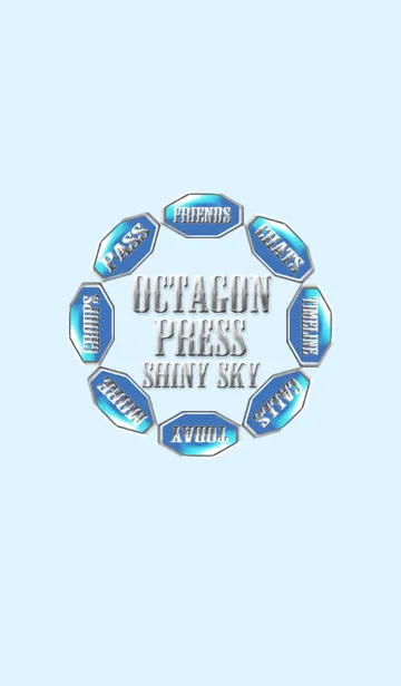 [LINE着せ替え] OCTAGON PRESS SHINY SKYの画像1