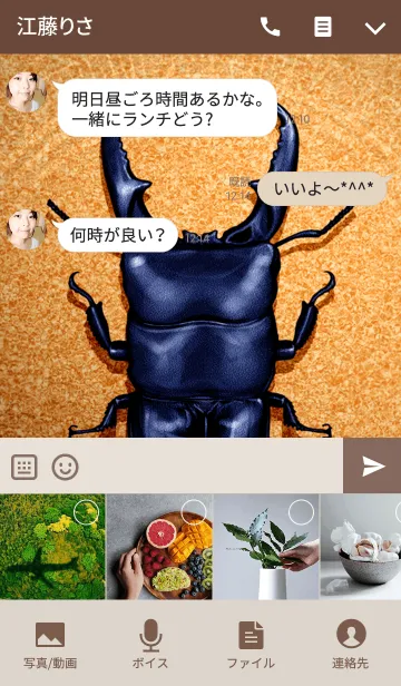 [LINE着せ替え] クワガタ魂の画像4