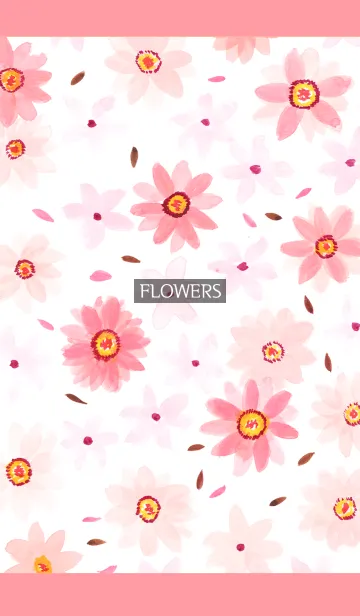 [LINE着せ替え] water color flowers_313の画像1