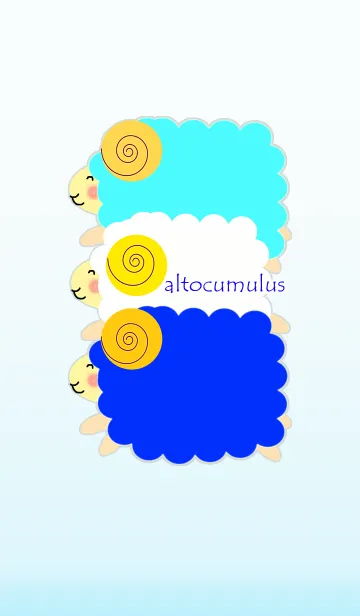 [LINE着せ替え] ひつじぐも☆彡の画像1