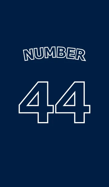 [LINE着せ替え] Number 44の画像1