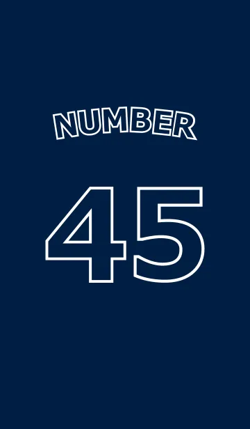 [LINE着せ替え] Number 45の画像1