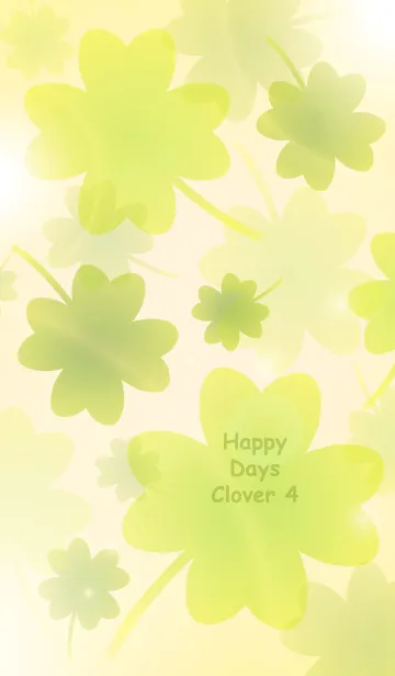 [LINE着せ替え] Happy Days Clover 4の画像1