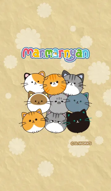 まんまるにゃんの着せ替えメイン画像