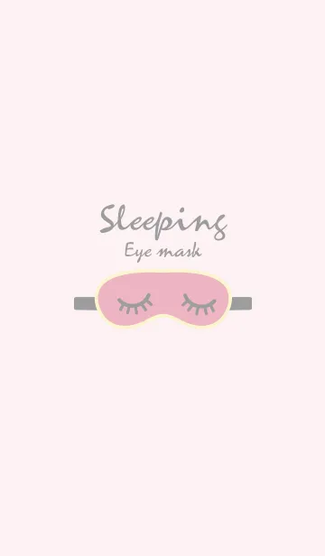 Sleeping eye mask.の着せ替えメイン画像