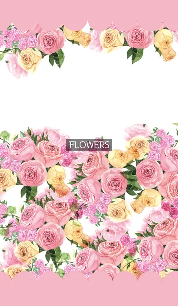 [LINE着せ替え] water color flowers_323の画像1