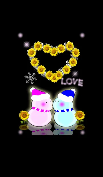 [LINE着せ替え] 愛の証(雪だるま6)の画像1