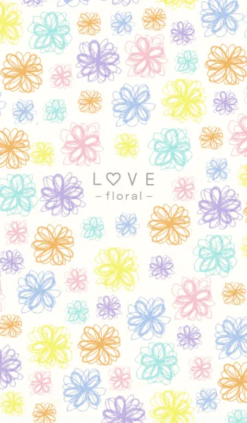 [LINE着せ替え] FLOWER-カラフル-の画像1