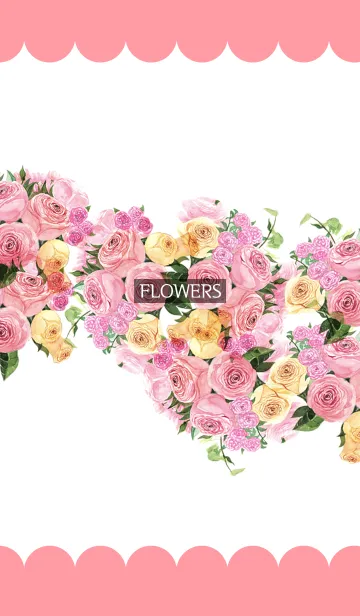 [LINE着せ替え] water color flowers_324の画像1