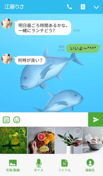 [LINE着せ替え] ロウニンアジ 1の画像4