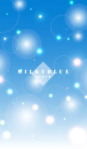 [LINE着せ替え] - Milky Blue -の画像1